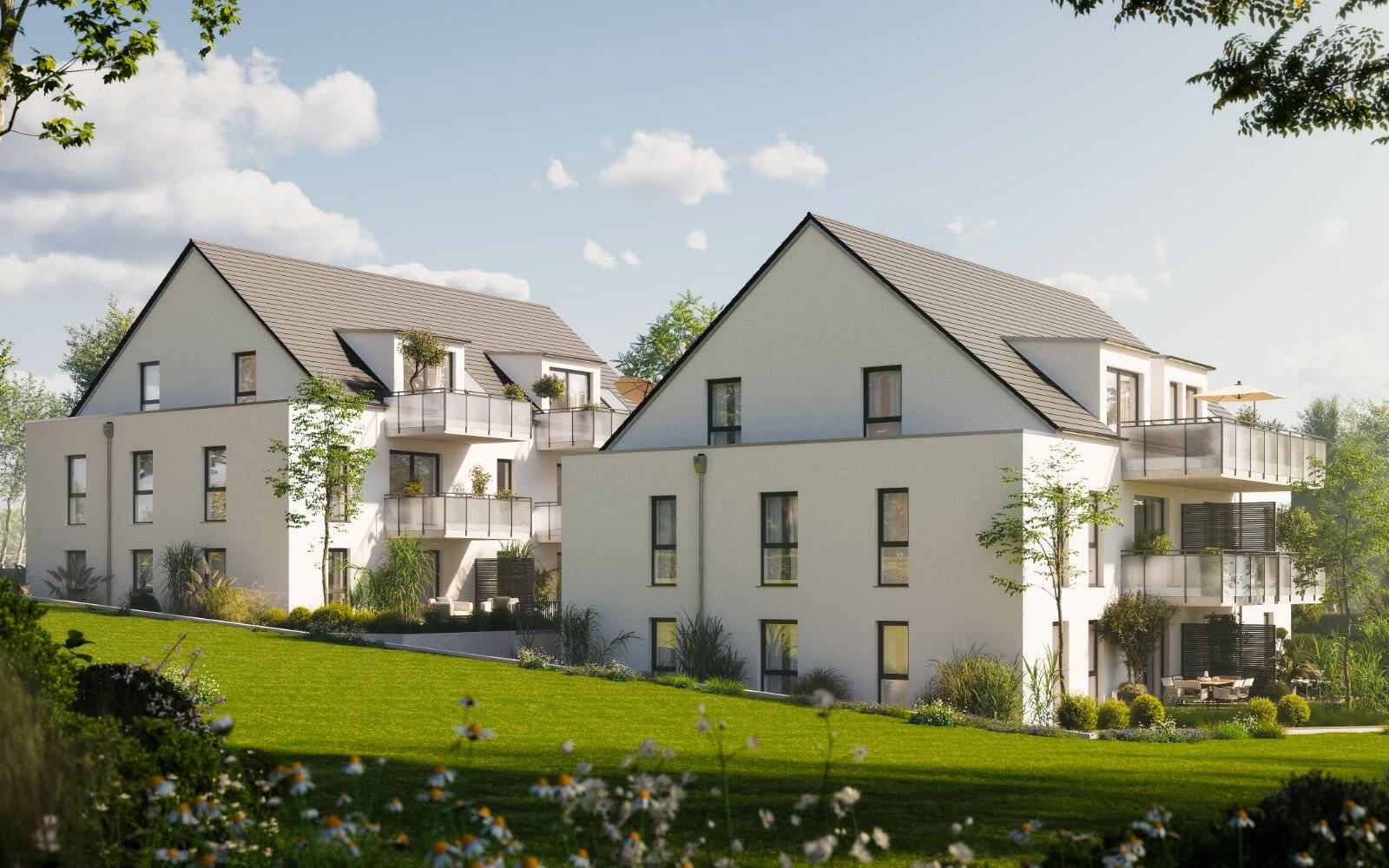 *NEUBAU* 4-Zimmer-Wohnung mit Terrasse und Gartenanteil