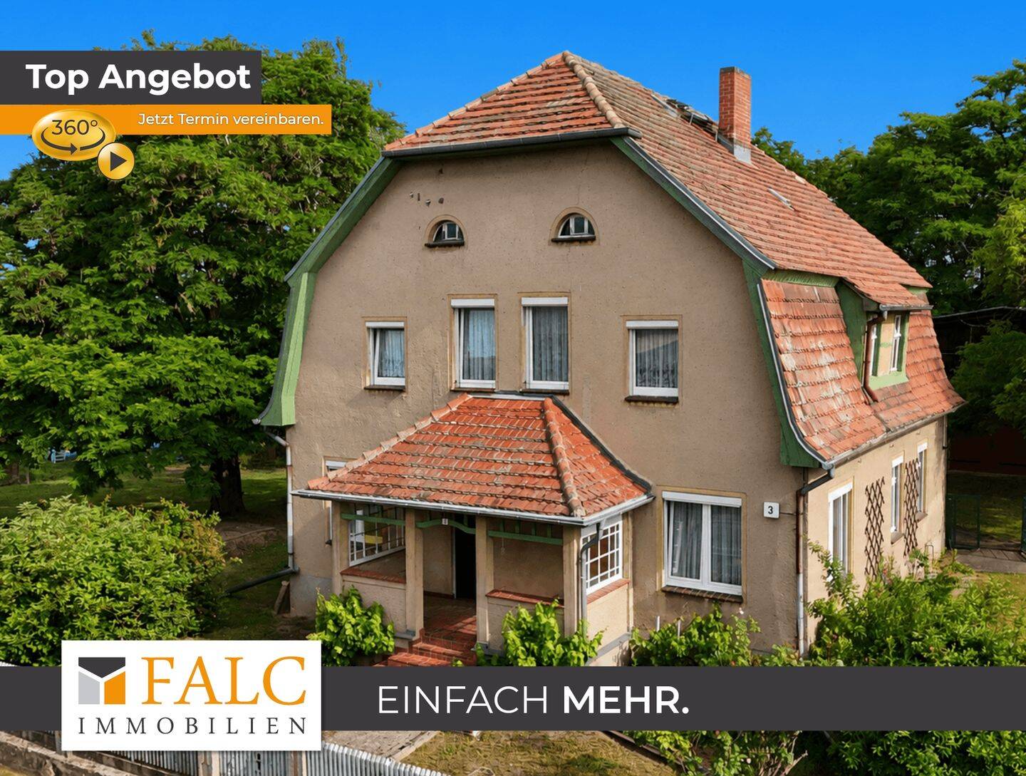 Großzügiges Anwesen mit historischem Wohnhaus und viel Potenzial - FALC Immobilien