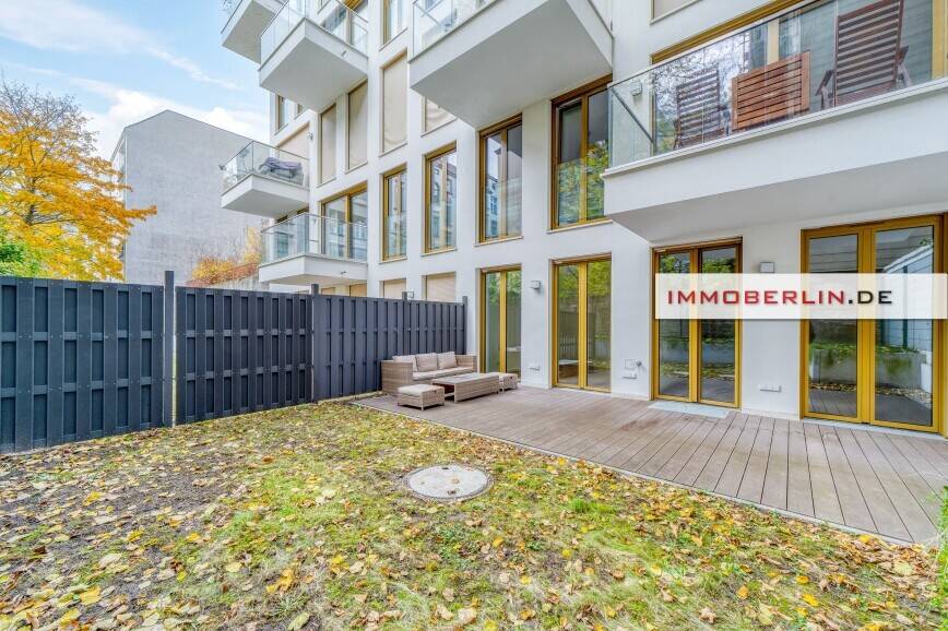 IMMOBERLIN.DE - Toplage! Moderne Wohnung mit ruhiger Südwestterrasse, Garten – Berlin – Vorschaubild 2