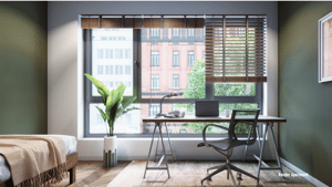Voll möbliertes Apartment im Vita Home Wohnhaus mit gemeinsamer Rooftop Dachterrasse