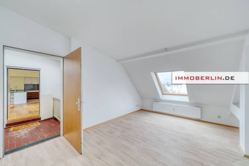 IMMOBERLIN.DE - Große 3-Zimmer-Wohnung mit hellem Ambiente, Sonnenterrasse und Teilungsoption – Berlin – Vorschaubild 8