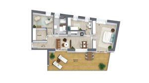NEUBAU - Wohnung 12 - Nicht nur ein Penthouse, ein Zuhause für Ihre Familie – 21077 Hamburg – Vorschaubild 2