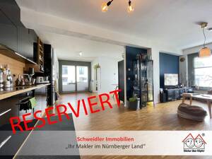 Modern, urban, flexibel: 3- bis 4-Zimmer-Wohnung (Bj. 2021!) mit Loggia in der Fürther-Oststadt