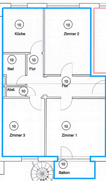 BEZUGSFERTIGES PREMIUM-ZIMMER IN RUHIGER 3er BUSINESS-WG, EIMSBÜTTEL – Hamburg – Vorschaubild 2