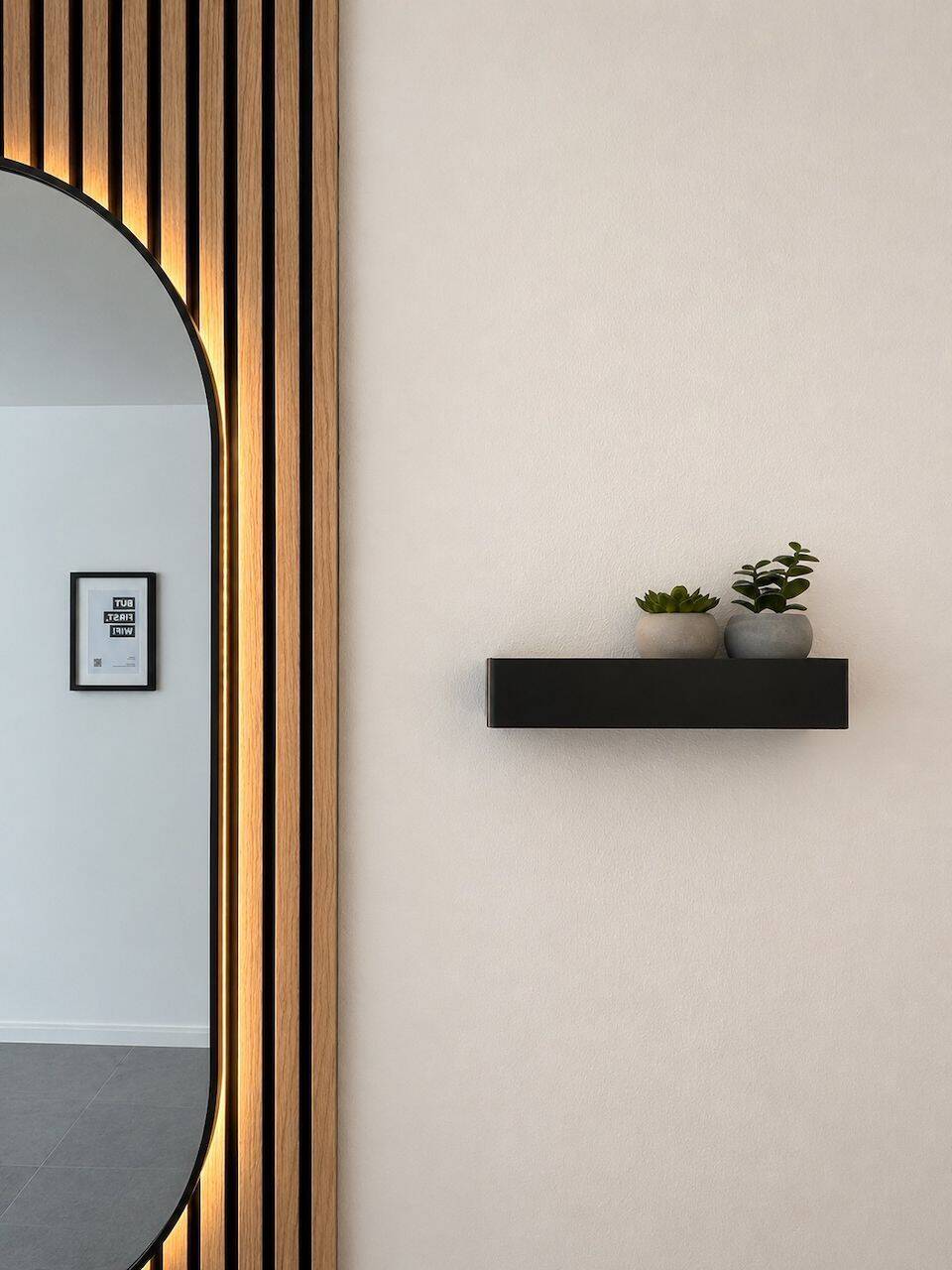 Hochwertig möblierte 2-Zimmer-Neubauwohnung mit Balkon, Stellplatz und Aufzug – Lübeck – Vorschaubild 3