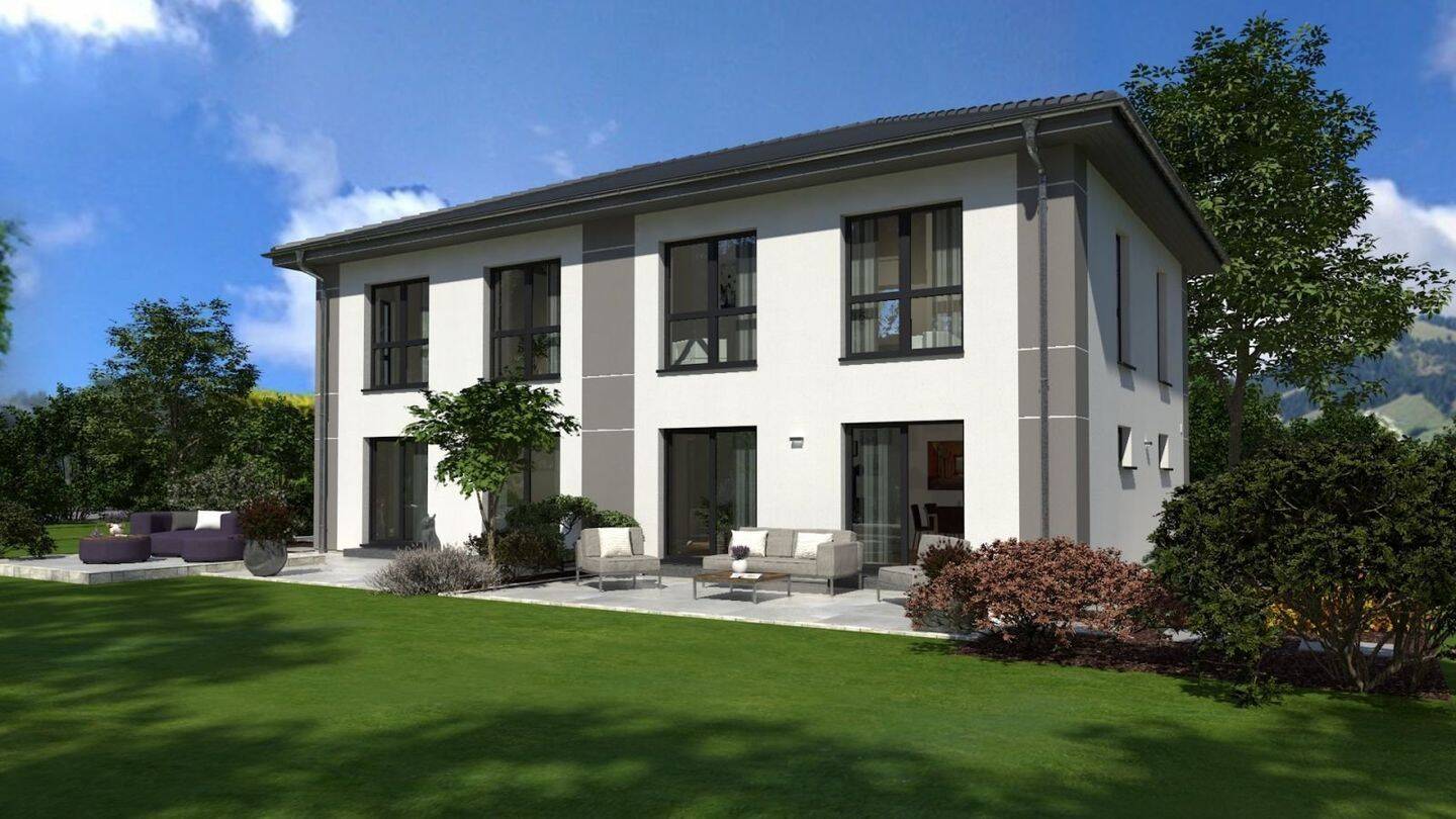 Stilvolles Doppelhaus mit viel Licht und modernem Wohngefühl