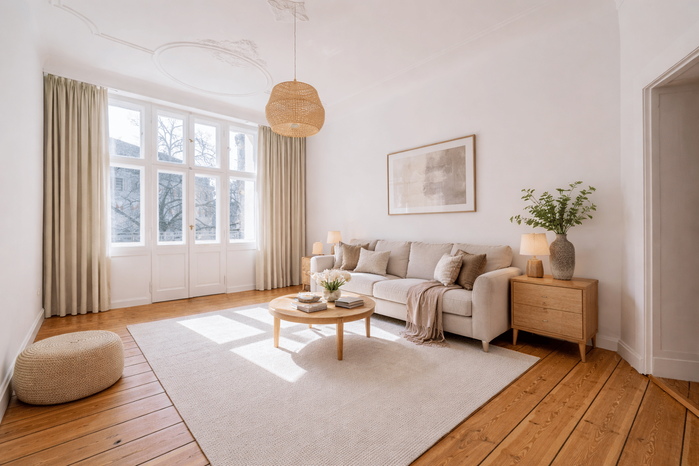 Erstbezug nach Sanierung - bezugsfreie 2-Zimmer-Wohnung mit charmanten Altbaudetails – Berlin – Bild 1 von 9