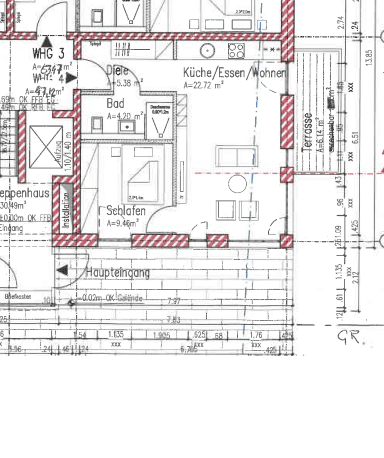 Helle altersgerechte Wohnung im KFW 40 Energiesparhaus Nähe Porta Nigra – Trier – Vorschaubild 3