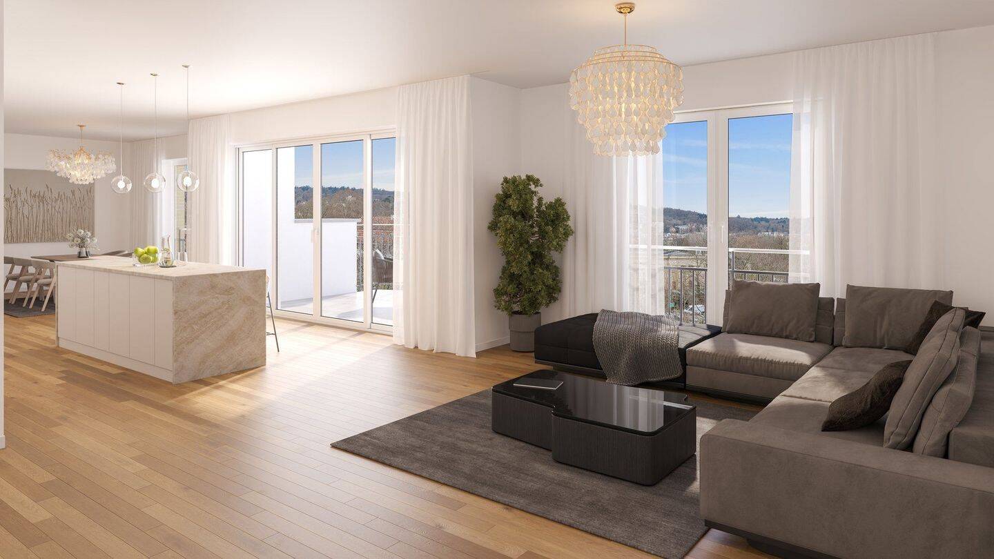 Wohnen über den Dächern Bad Nauheims - Exklusives Penthouse mit traumhaftem Panoramablick
