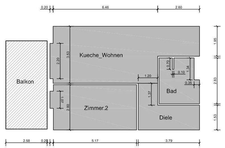 Wunderschöne 2 Zimmer Wohnung mit großzügiger Terrasse – Berlin – Vorschaubild 2