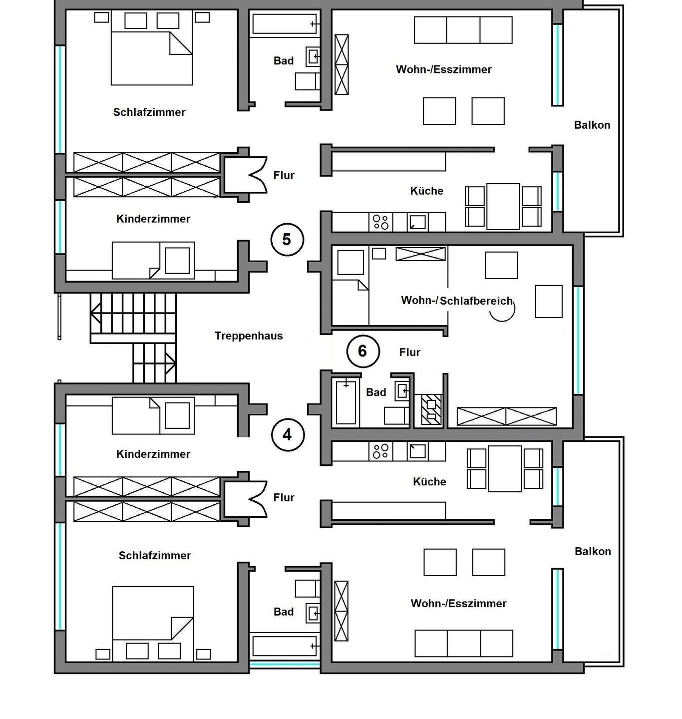 Mehrfamilienhaus mit hohem Potenzial – Oberhausen-Rheinhausen – Vorschaubild 9