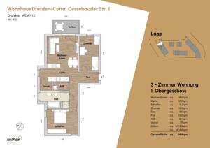 3 Raum Wohnung // Erstbezug NEUBAU Wohnpark TerraCotta – 1157 Dresden – Vorschaubild 4