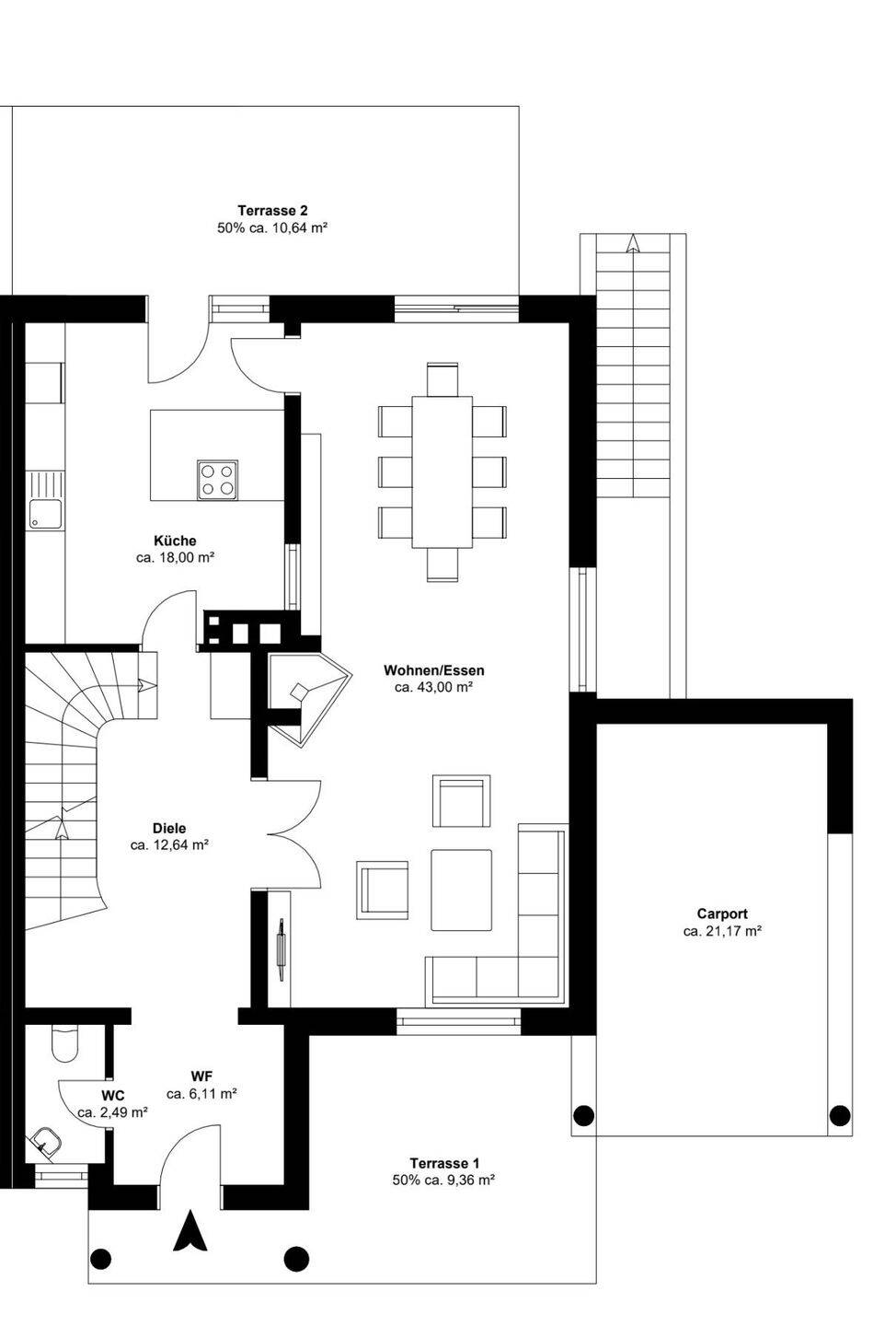 Exklusive Haushälfte in Landhausvilla - Bestlage Ahrensburg – Ahrensburg – Vorschaubild 3