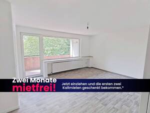 **2 NKM FREI** Große 3-Zimmer-Wohnung mit sonnigem BALKON und durchdachtem Grundriss in Duisburg-Neumühl – 47167 Duisburg – Vorschaubild 1