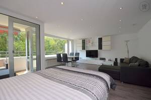 Modern möblierte Wohnung mit Klimaanlage, Internet und TG-Stellplatz in Stuttgart Asemwald – 70599 Stuttgart – Vorschaubild 9