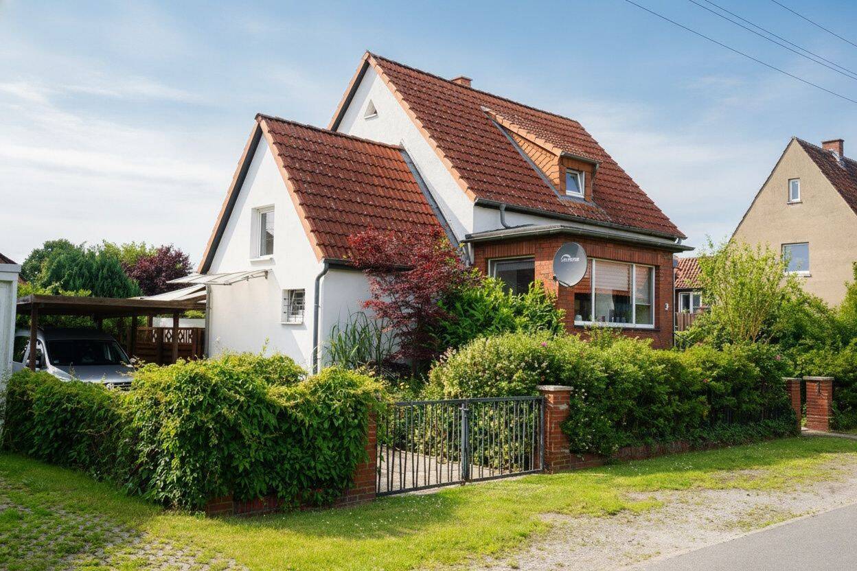 Einfamilienhaus- Grüne Oase der Ruhe mit Nutzgarten und Baugrundstück im romantischen Klosterviertel – Braunschweig – Vorschaubild 2