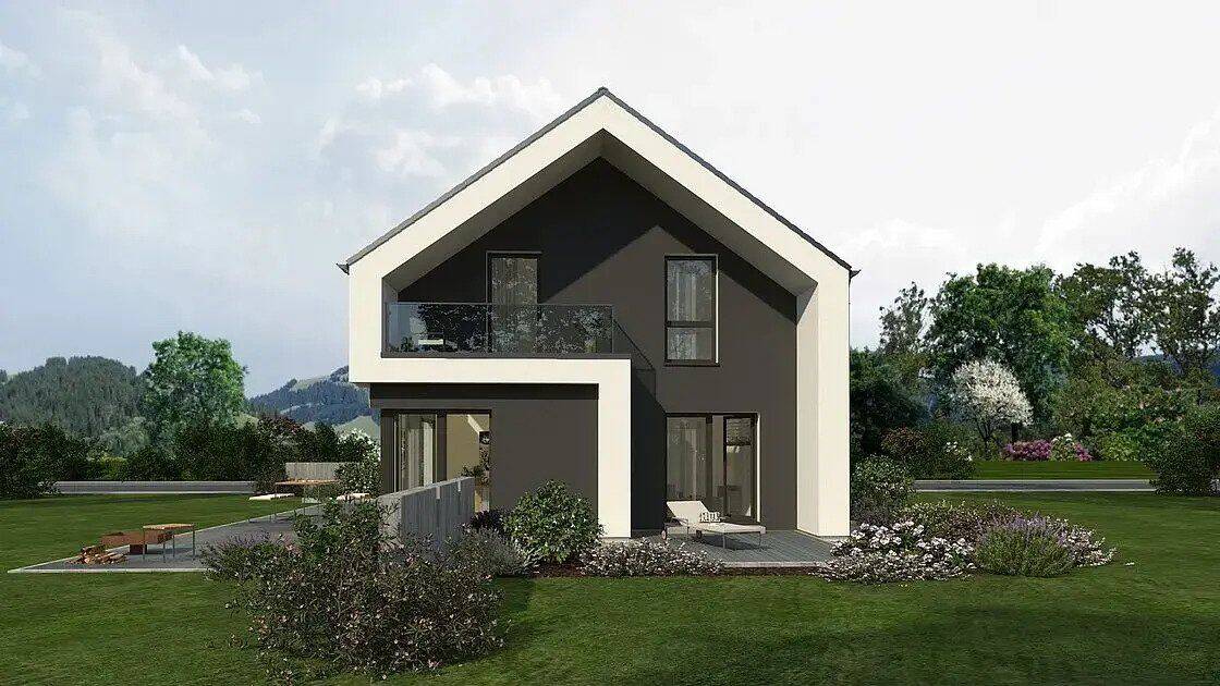 Ein Einzugsfertiges individuelles Einfamilienhaus mit Dachvorsprung zum Kauf - Designhaus – Wuppertal – Vorschaubild 4