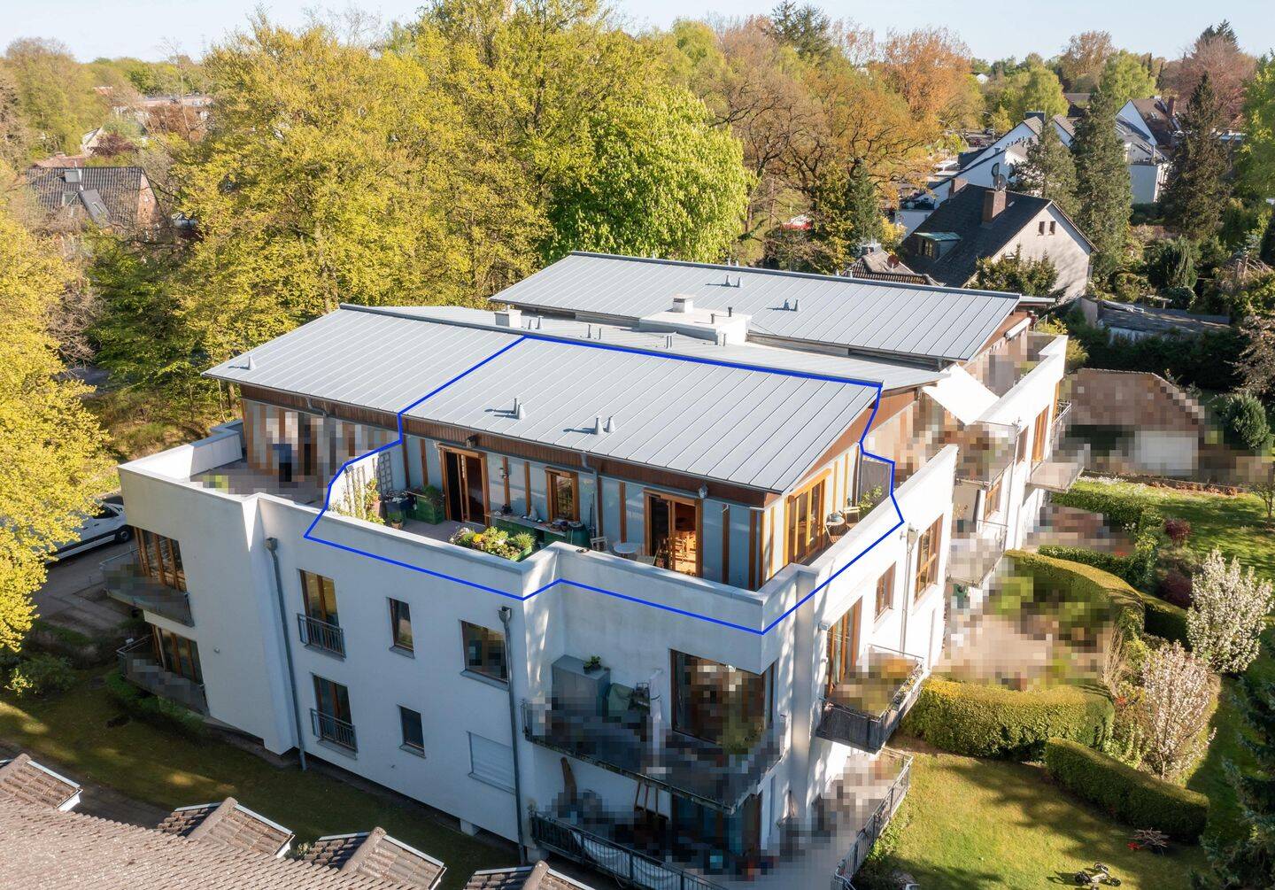 Modern und effizient - exklusive Dachterrassenwohnung mit Blick ins Grüne!