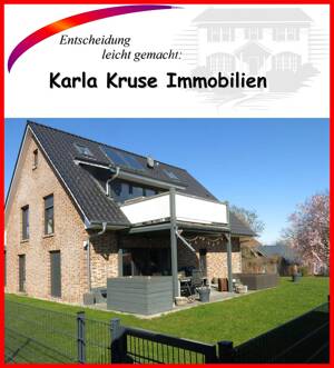 Kampfpreis! Im OG chic Wohnen, mit der Mieteinnahme EG Finanzieren! Neubau, Energieeff. A, Nebengel.,2 Pkw-Stpl., Garten uvam. in Lübeck (Oberbüssau) – 23560 Lübeck – Vorschaubild 1