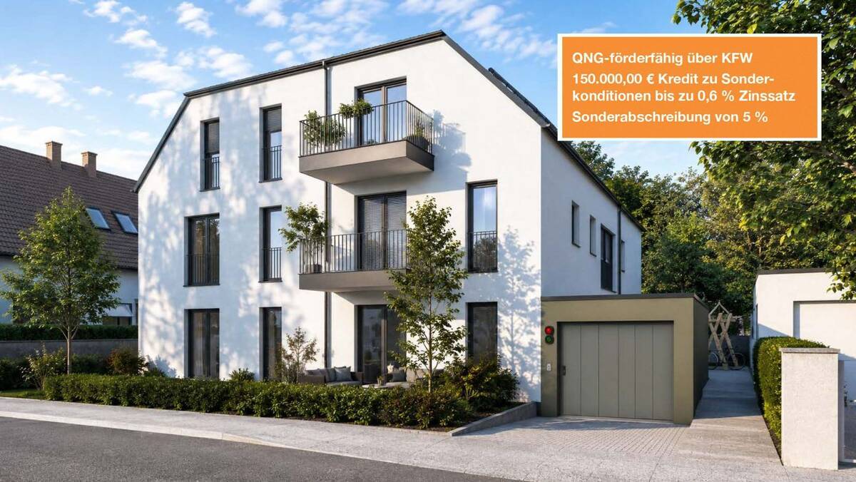 IN Trudering | QNG-Neubauwohnungen in ruhiger grüner Umgebung – 81825 München – Bild 1 von 6