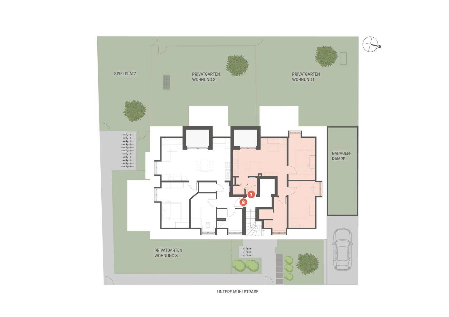 Traumhafte Neubau-Dachgeschosswohnung mit 2-Zimmern, S-Bahn-Nähe und wunderschönen Sonnenuntergängen – München – Vorschaubild 5