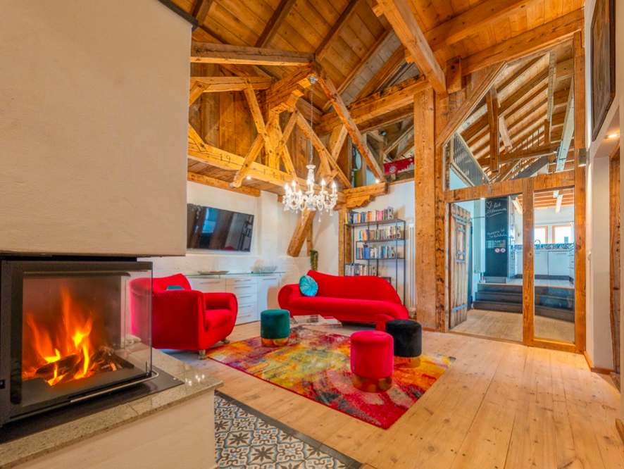 HOFANWESEN MIT EXKLUSIVEM CHALET STILVOLL MODERNISIERT MIT POOL UND PANORAMABLICK – Siegsdorf – Vorschaubild 9