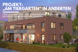 Traumhaft Wohnen im Neubau mit großem Balkon "Am Tiergarten" in Hannover-Anderten!