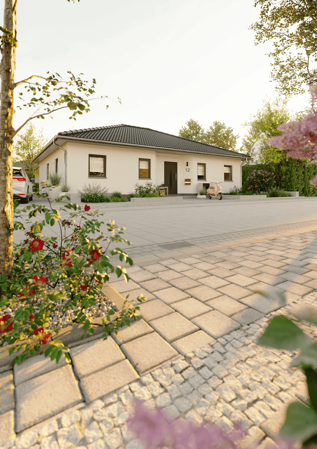 Mit Grundstück: Der Bungalow mit der charmanten Form in Körle - ausgefallen und praktisch – Körle – Vorschaubild 6