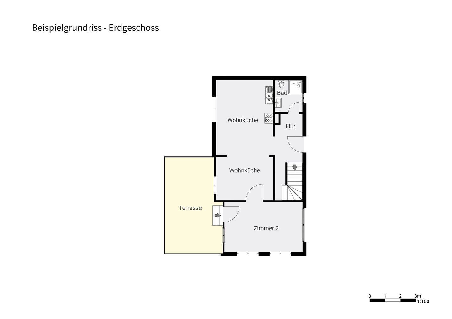 Individuell planbares Einfamilienhaus mit Gartenidylle – Berlin – Vorschaubild 8