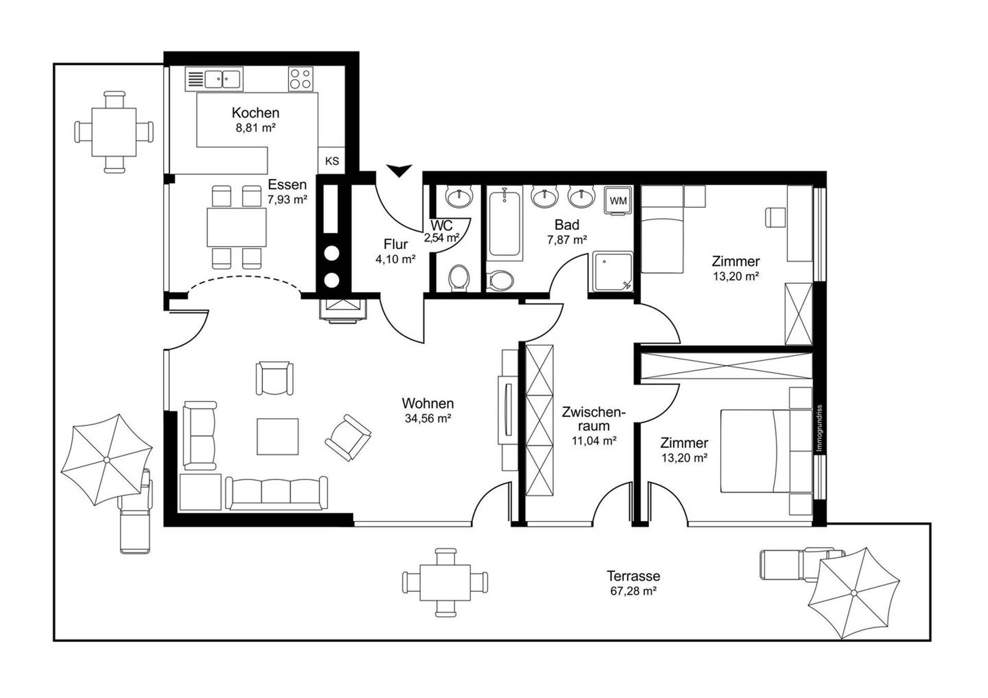 Dachgeschosswohnung in 82515 Wolfratshausen mit 123 m² kaufen