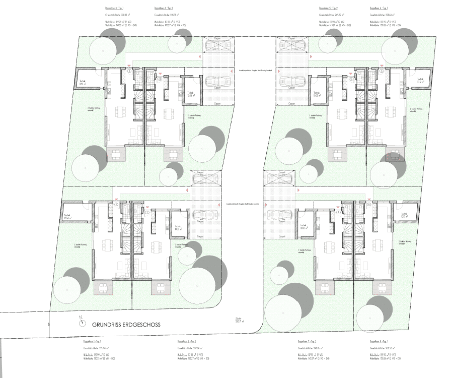KfW 55-Neubau – Moderne Doppelhaushälften für Ihr neues Zuhause – Straubing – Vorschaubild 2