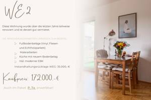 Kapitalanlage in Oldenburg: gepflegte & vermietete 3-Zimmer ETW - Provisionsfrei - – 26133 Oldenburg – Vorschaubild 3