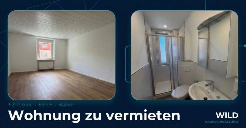 3 Zimmer Wohnung mit Balkon- Neubezug nach Sanierung