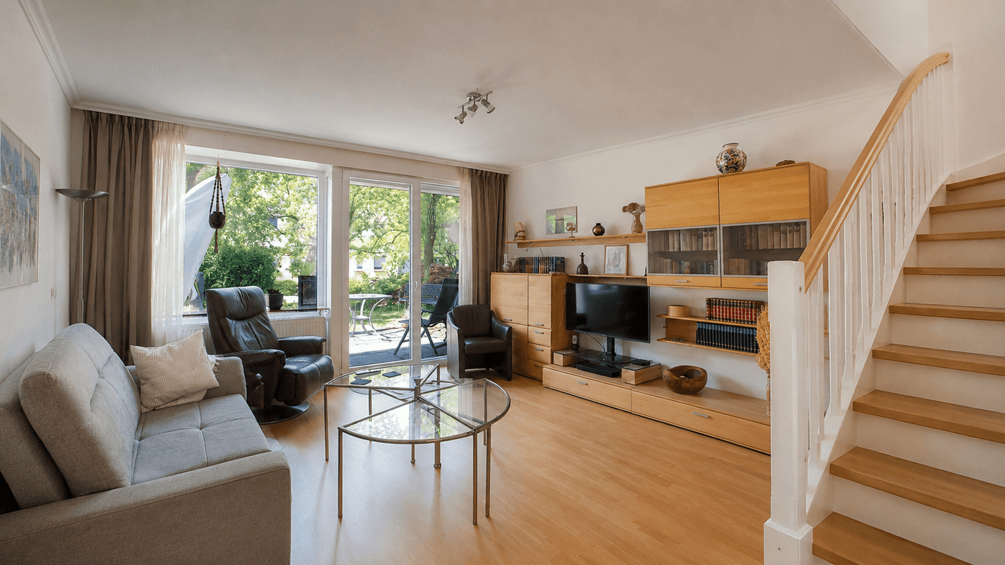 Maisonettewohnen mit Garten, Terrasse und modernisiertem Wohnkomfort