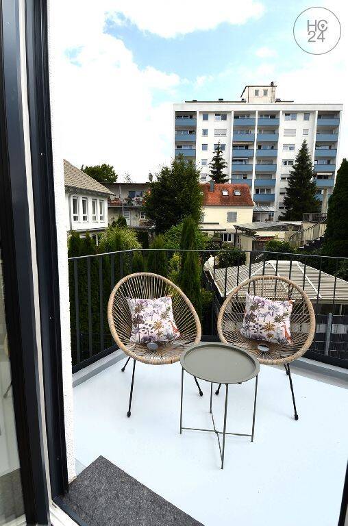 Augsburg City - voll möblierte Maisonette Wohnung mit 2 Schlafzimmern und Balkon – Augsburg – Vorschaubild 5