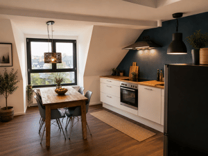 Wohnen über den Dächern von Ehrenfeld: 2-Zimmer-Maisonette mit Terrasse