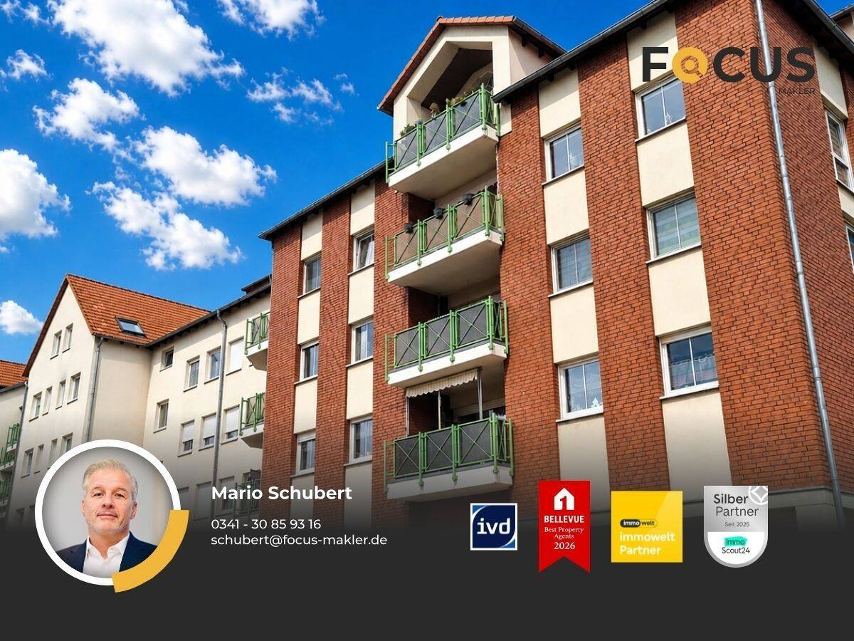 Magdeburg - Neue Neustadt - interessante DG-Wohnung mit Loggia & Stellplatz in gepflegter Wohnanlage – 39124 Magdeburg – Bild 1 von 9