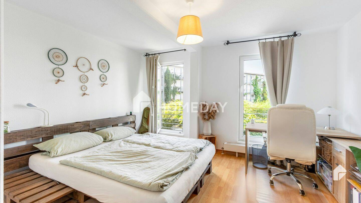 Zentral gelegen & dennoch ruhig: Helle Etagenwohnung mit praktischem Komfort & Tiefgaragenstellplatz – Leipzig – Vorschaubild 9