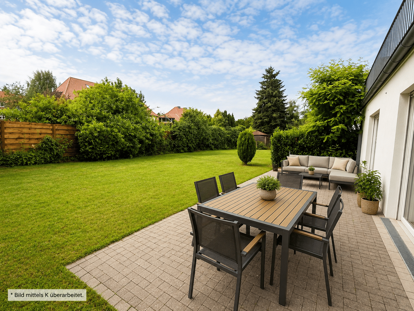 Wohnen mit Wohlfühlfaktor: Stilvolle 3ZKB-Terrassenwohnung mit sonnigem Privatgarten in OS-Haste