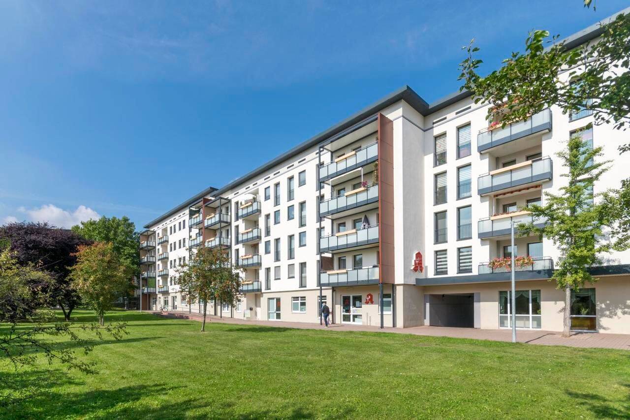 2-Raumwohnung mit Balkon mit Blick ins Grüne