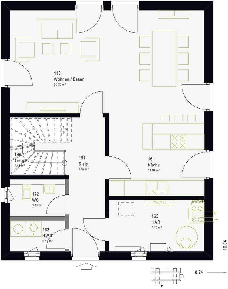Modernes Haus in Büttelborn mit großem Garten – Büttelborn – Vorschaubild 3