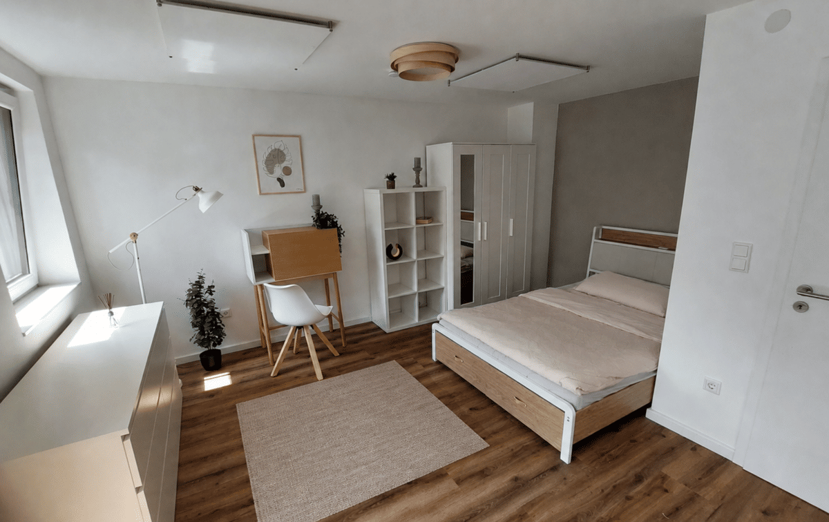 Hochwertiges Studio-Apartment in Mannheim Neckarstadt-West, vollmöbliert, 1-Zimmer Wohnung, möbliert – 68169 Mannheim – Bild 1 von 9
