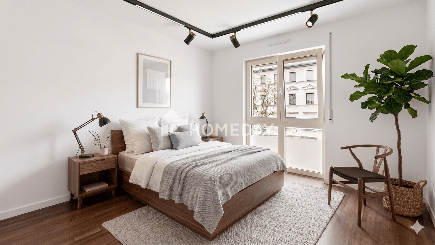 HOMEDAY- EXCLUSIV Moderne 3-Zimmer-Wohnung mit Balkon, Aufzug und hochwertiger Ausstattung – Berlin – Vorschaubild 9
