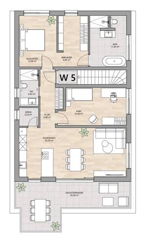 Neubau-Penthouse über den Dächern von Haunwöhr | Exklusives Wohnen mit Dachterrasse – 85051 Ingolstadt – Vorschaubild 4