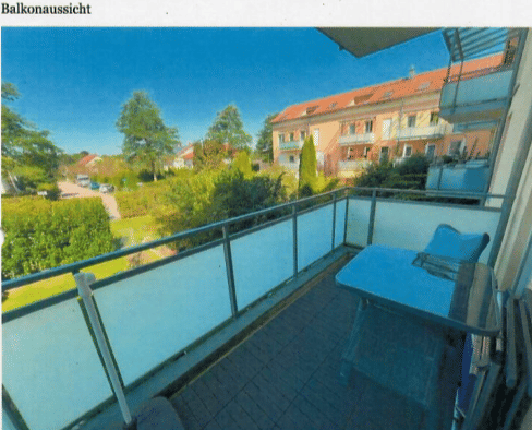 wunderschöne helle und gepflegte 2-Zimmer-Wohnung mit Balkon – Augsburg – Vorschaubild 6
