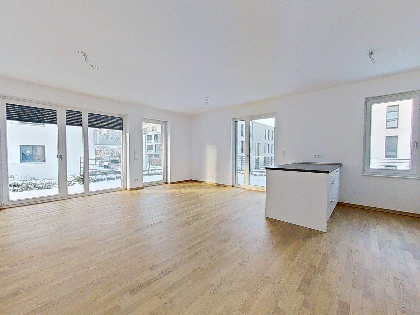 Zusammenziehen im Neubau-Stil: Modernes Erdgeschoss-Refugium mit extra viel Freiraum