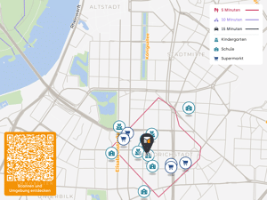 Bezugsfrei: Helles City-Apartment mit Balkon, EBK & Aufzug in Top-Lage – 40215 Düsseldorf – Vorschaubild 7