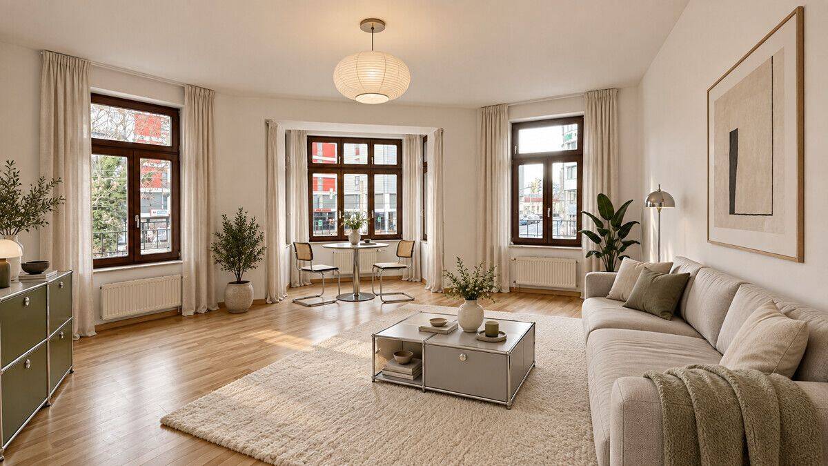 Attraktives Wohninvestment - 2 Zi, Aufzug & historischer Charme- Citylage, renoviert & bezugsfrei! – 4315 Leipzig – Bild 1 von 9