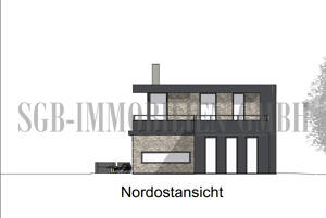 Bremen-Borgfeld: Neubau-Villa in Traumlage mit ca. 843 m² Grundstück und Doppelgarage - Erstbezug – 28357 Bremen – Vorschaubild 3