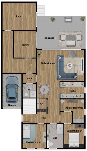 Großzügig geschnittenes Einfamilienhaus mit riesiger Terrasse und traumhaftem Garten in OB-Alsfeld – 46145 Oberhausen – Vorschaubild 9